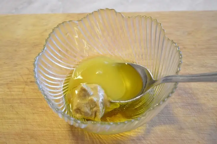 Теплый салат из гусиной печени, манго и кешью: шаг 4