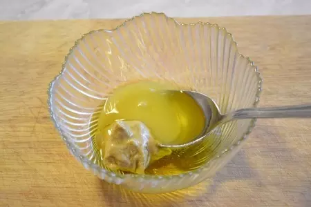 Теплый салат из гусиной печени, манго и кешью: шаг 4