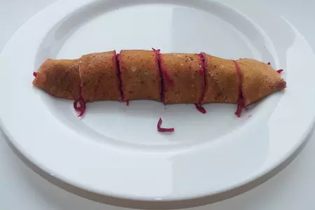 Салат "селедка под шубой - букет роз": шаг 10