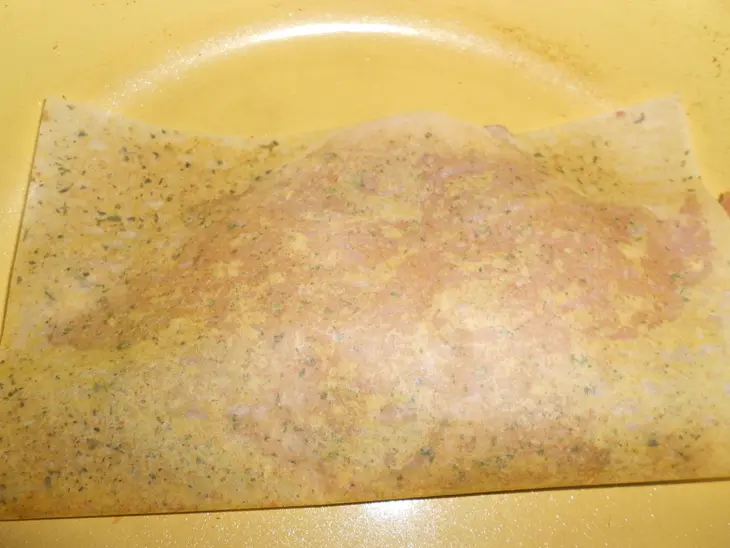 Нежная курочка с чесноком и травами и шампиньонами в сливках: шаг 7