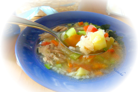 Куриный суп с рисом и овощами: шаг 6