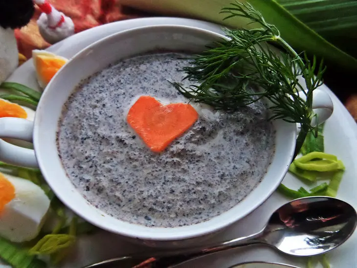 Грибной суп-пюре к сочной курочке: шаг 5