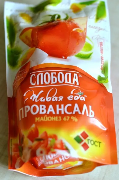 Оливье по-деревенски: шаг 6