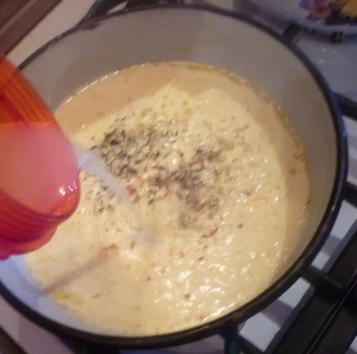 Паста linguine с лимонным соусом для нежной курочки с чесноком: шаг 3