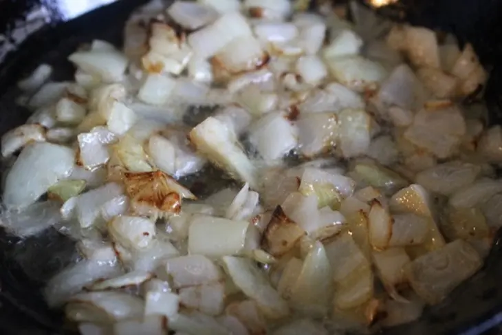 Голубцы с мясом, рисом и грибами: шаг 4