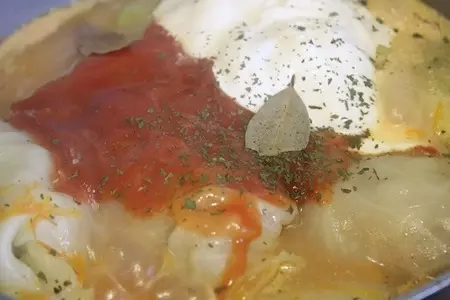 Голубцы с мясом, рисом и грибами: шаг 10
