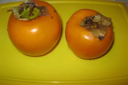 Куриное филе с пряным пюре из запеченой хурмы с чесноком: шаг 1