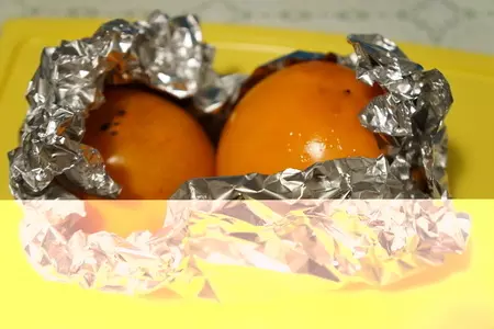 Куриное филе с пряным пюре из запеченой хурмы с чесноком: шаг 2