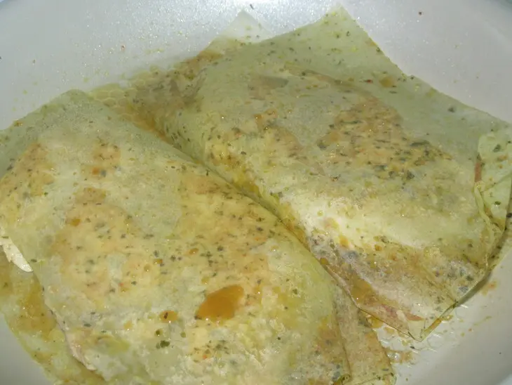 Куриное филе с пряным пюре из запеченой хурмы с чесноком: шаг 9