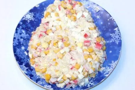 Салат "овечка" c пекинской капустой: шаг 5