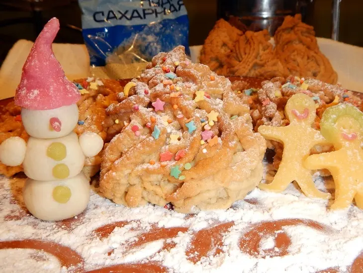"кудрявое" печенье на майонезе: шаг 8