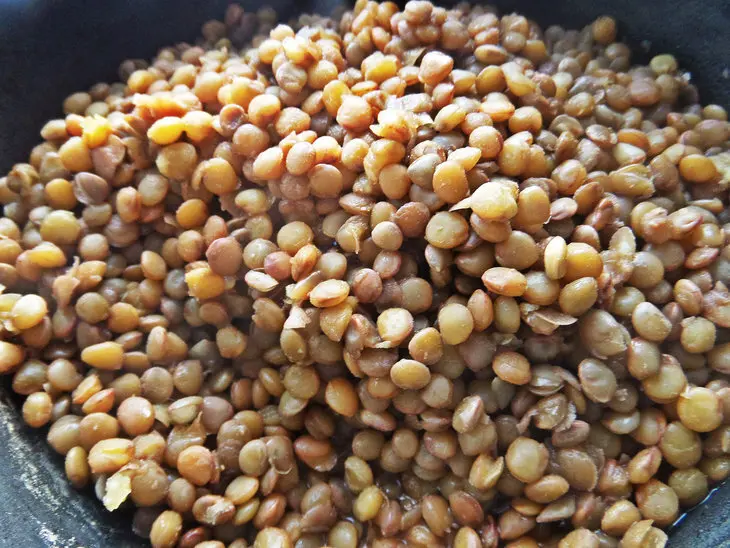 Курица с гарниром из брокколи и чечевицы: шаг 2