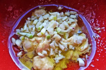 Курица с гарниром из брокколи и чечевицы: шаг 4