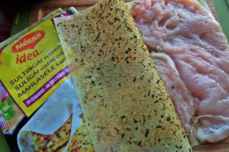 Курица с гарниром из брокколи и чечевицы: шаг 7