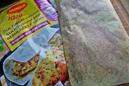 Курица с гарниром из брокколи и чечевицы: шаг 8