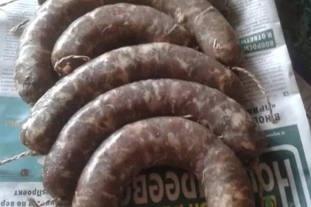 Домашняя сыровяленая колбаса: шаг 3