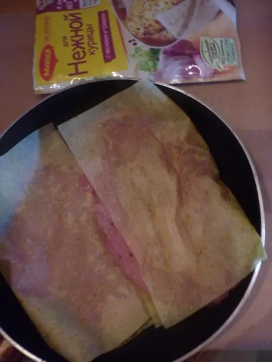 Гороховые оладьи для курочки с чесноком: шаг 4