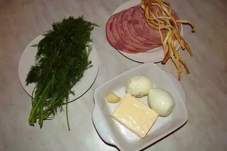 Закуска "свертки деда мороза": шаг 1