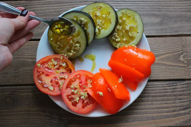 Сибас с соусом ткемали и овощами гриль: шаг 9