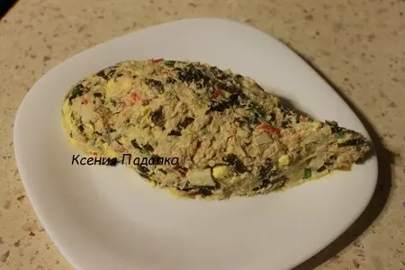 Салат "рыба клоун": шаг 3