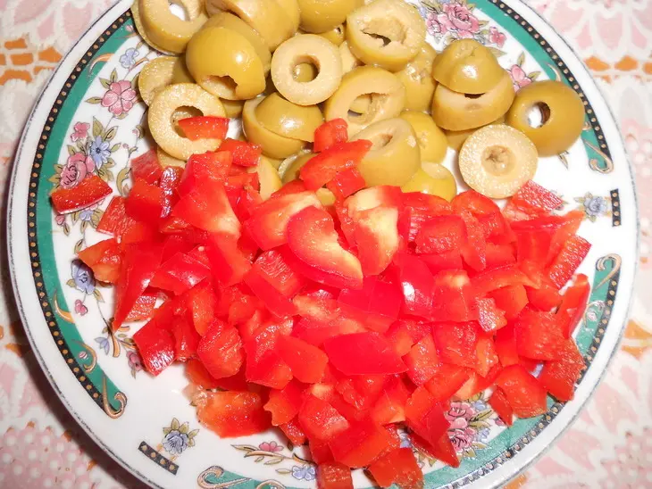 Пицца "ёлочка": шаг 7
