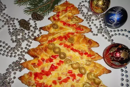Пицца "ёлочка": шаг 9