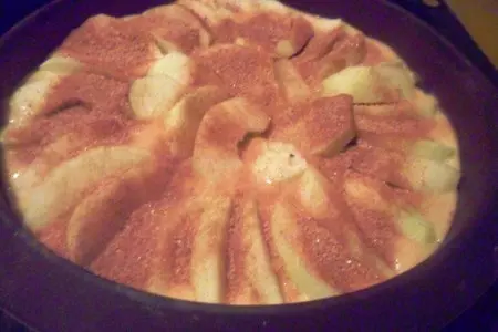 Быстрый яблочный пирог: шаг 4
