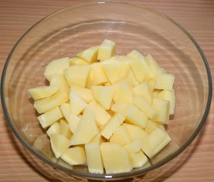 Суп с мясным фаршем и обжаренным пшеном: шаг 5