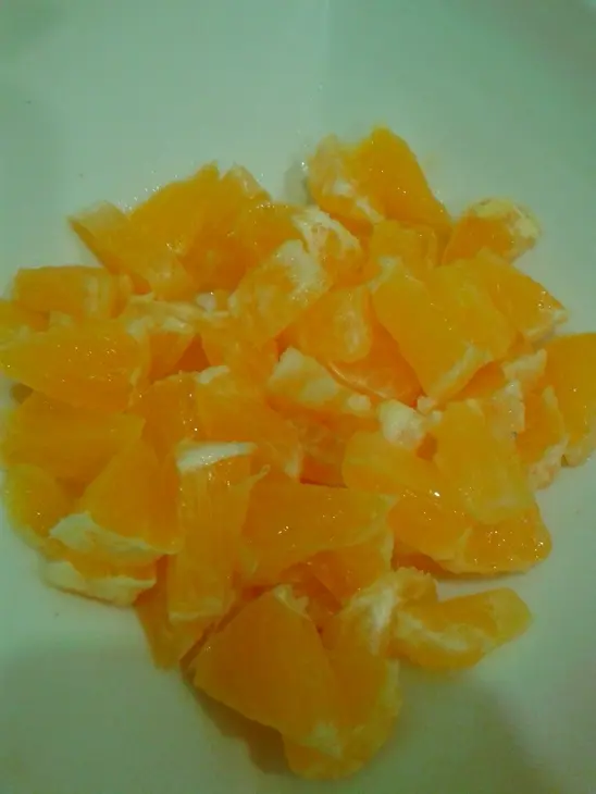 Десерт из моркови, яблок и чернослива со сливками: шаг 6