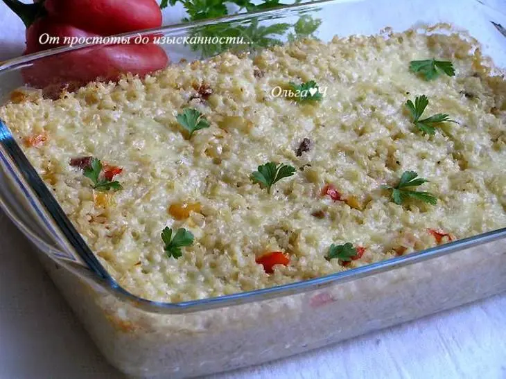 Кассероль со свининой, овощами и коричневым рисом: шаг 8