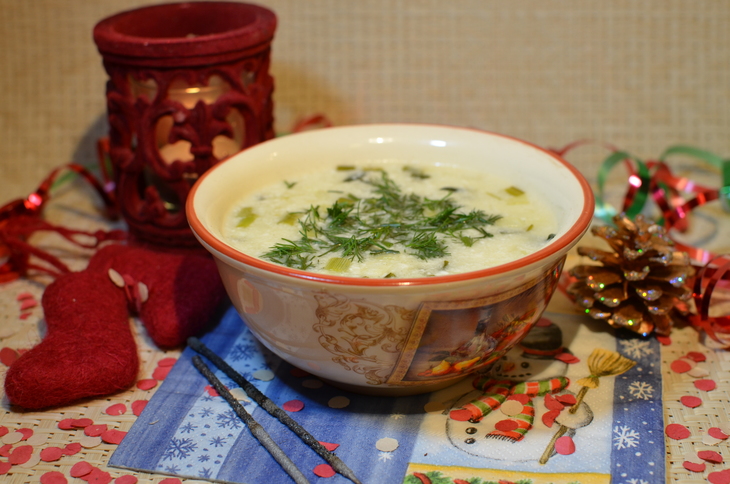 Похмельный кисломолочный суп: шаг 5