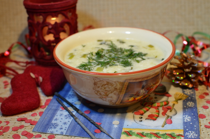 Похмельный кисломолочный суп: шаг 7
