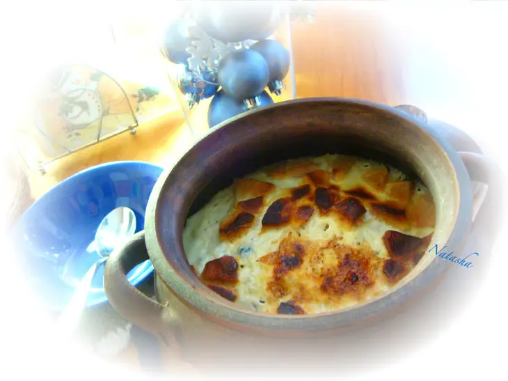 Рисовая, молочная каша с яблоком и сухофруктами из духовки: шаг 5
