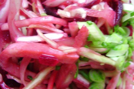 Салат из  свежей капусты с добавками «розовая пантера».: шаг 5
