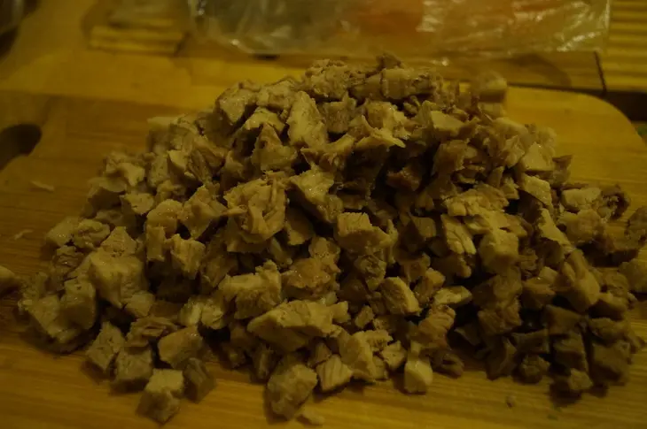 Закуска елочные шары: шаг 1