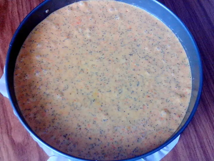 Морковный пирог с маком: шаг 5