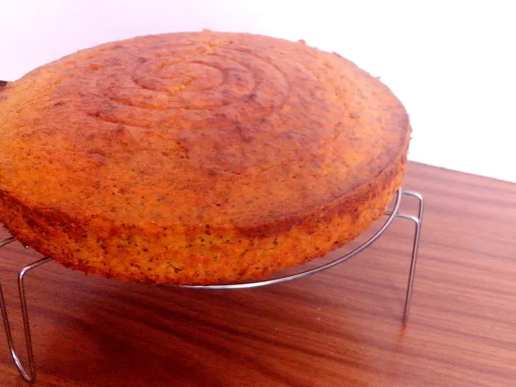 Морковный пирог с маком: шаг 6
