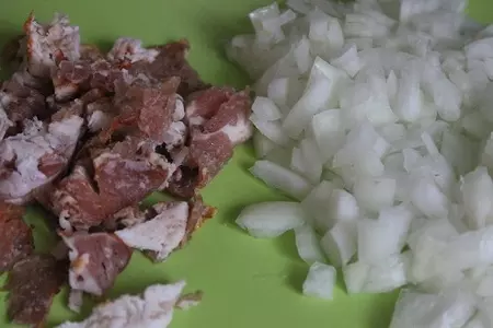 Пирожки с гречкой, беконом и яйцом: шаг 3