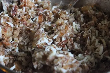 Пирожки с гречкой, беконом и яйцом: шаг 6