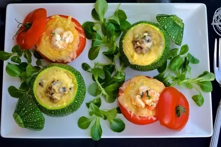 Жульены в запечённых овощах: шаг 10