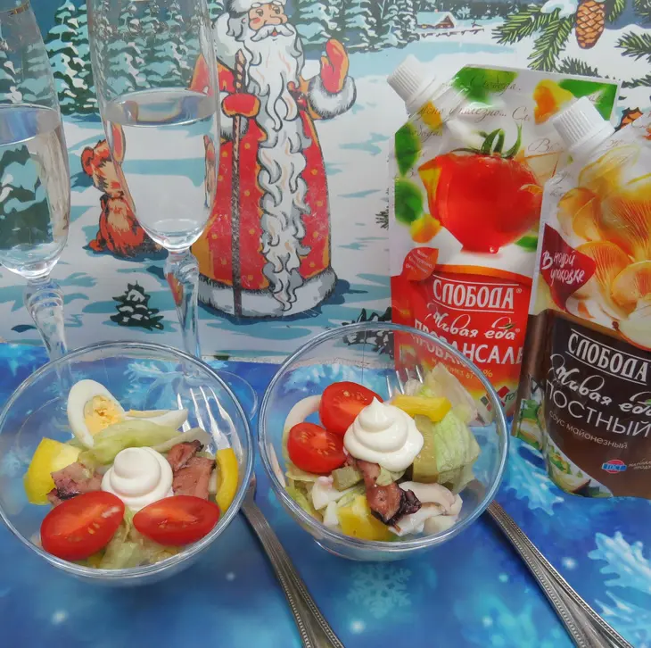 Салат «для двоих»: шаг 6