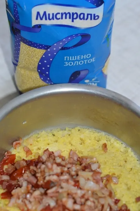 Перец фаршированный пшеном.: шаг 3