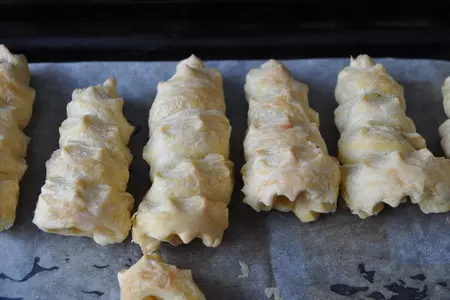 Закусочные "ёлочки" с салатом из тунца: шаг 4