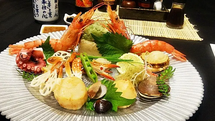 Осети рёри - праздничное блюдо из морепродуктов.: шаг 9