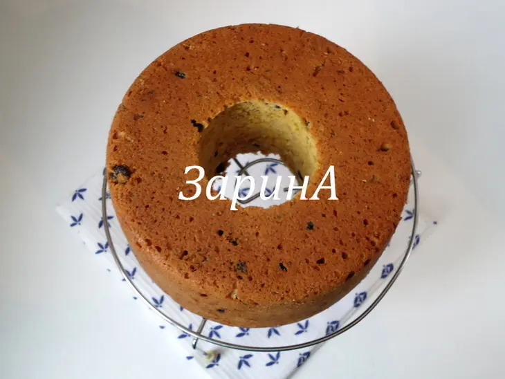 Праздничный тыквенно – облепиховый кекс: шаг 11