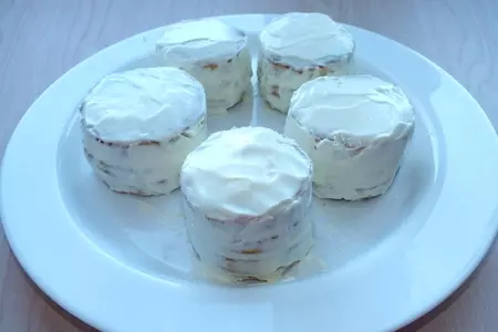 Пирожное "медовая сказка": шаг 11