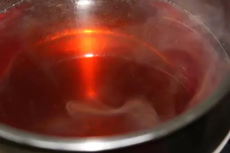 Желе из розового шампанского с виноградом.: шаг 6