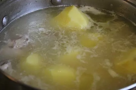 Деревенские кислые щи с гречневой кашей: шаг 2
