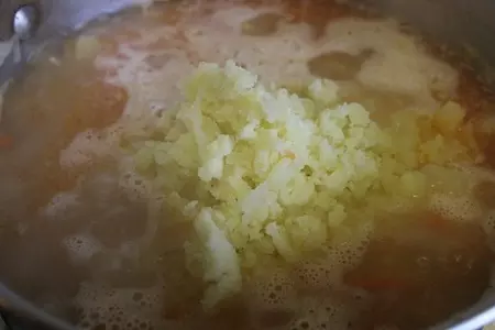 Деревенские кислые щи с гречневой кашей: шаг 7