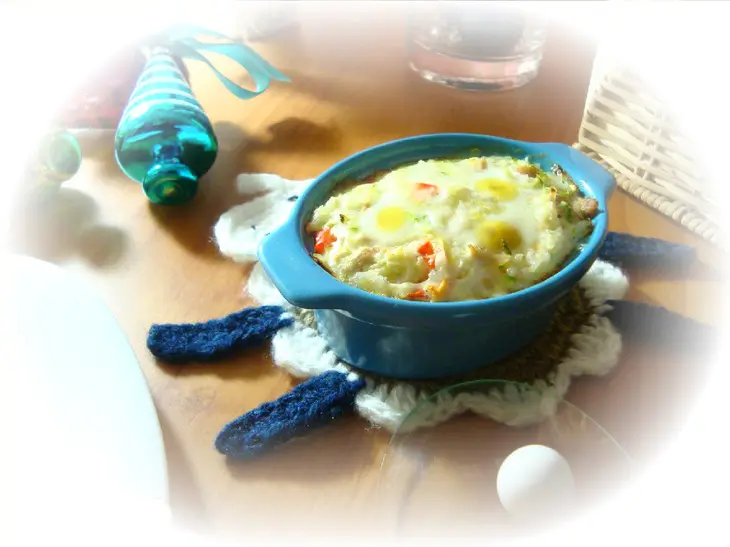 Рисово-овощное суфле с курицей.: шаг 6